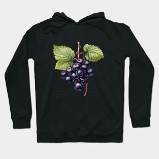 Blackcurrant Illustration Hoodie